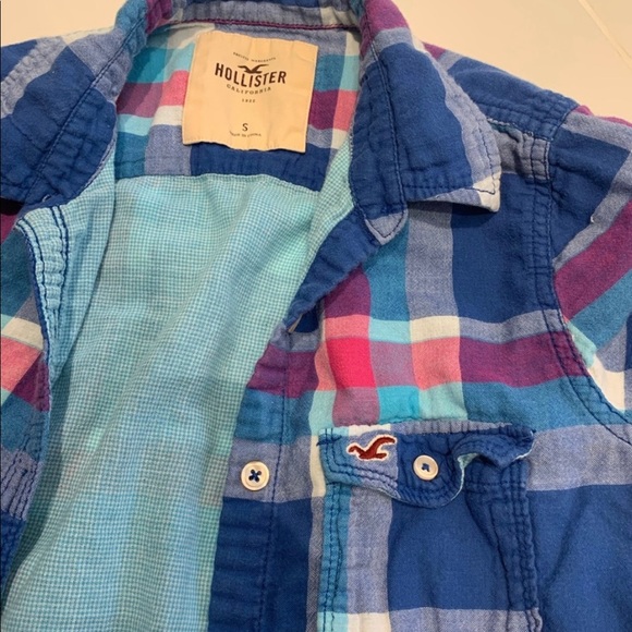 Hollister plaid button down - Picture 4 of 4